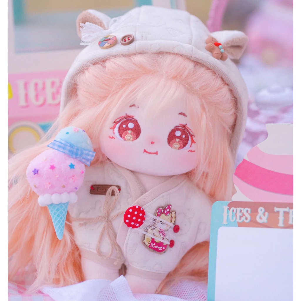 Búp bê không thuộc tính tóc tơ Bồng Vân 20cm