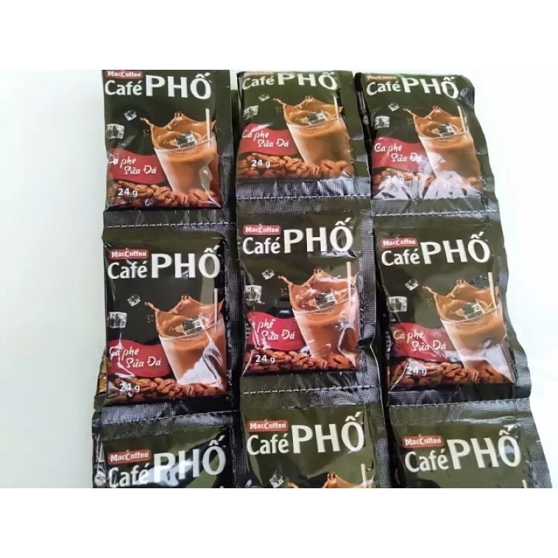 Cà Phê Phố Sữa Dây 10 Gói x 24g