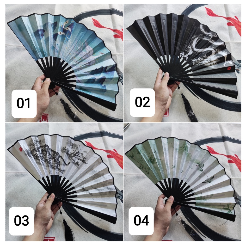 Quạt xếp xoè 26cmx46cm