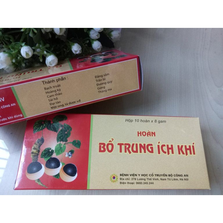 Hoàn bổ trung ích khí, cho người bị trĩ, sa trực tràng, bồi bổ cơ thể sản phẩm của viện YHCT Bộ Công An