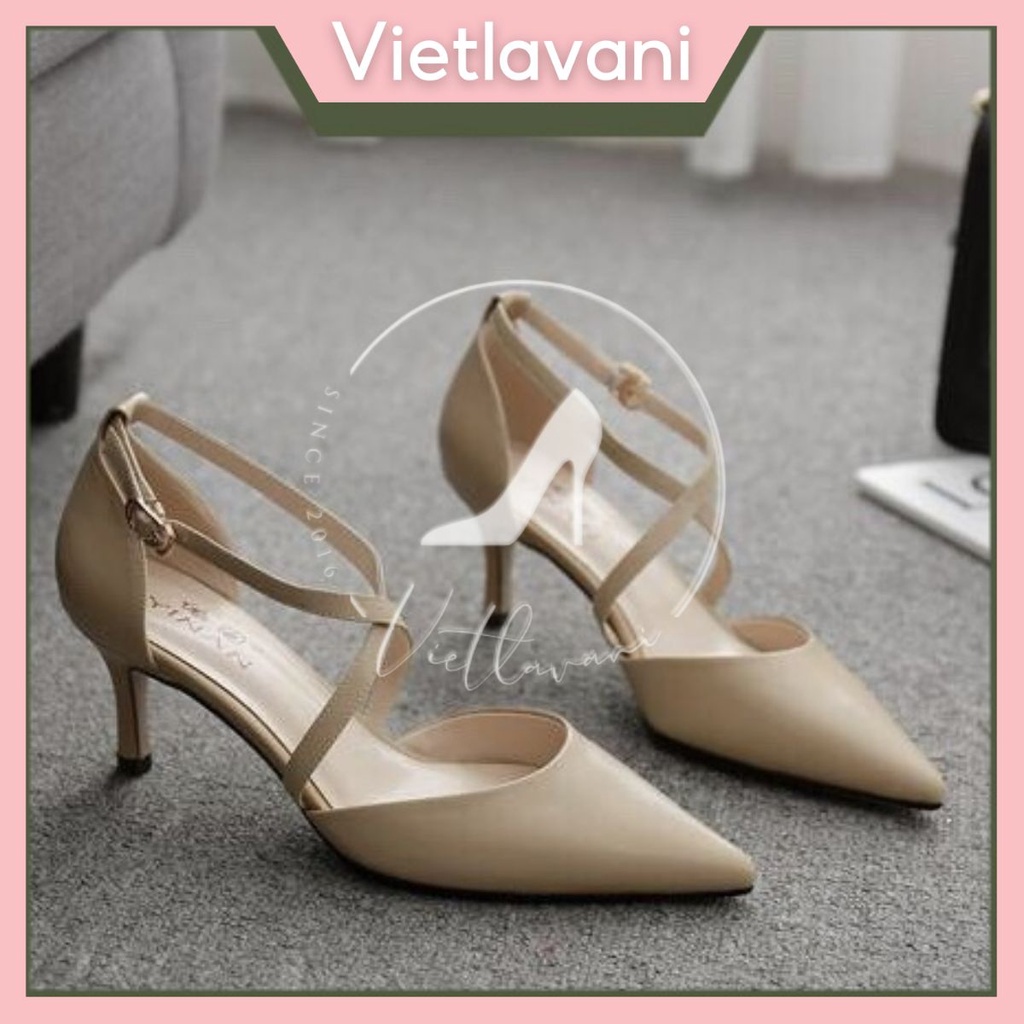 Giày cao gót 5 cm quai chéo siêu tôn dáng TTC33