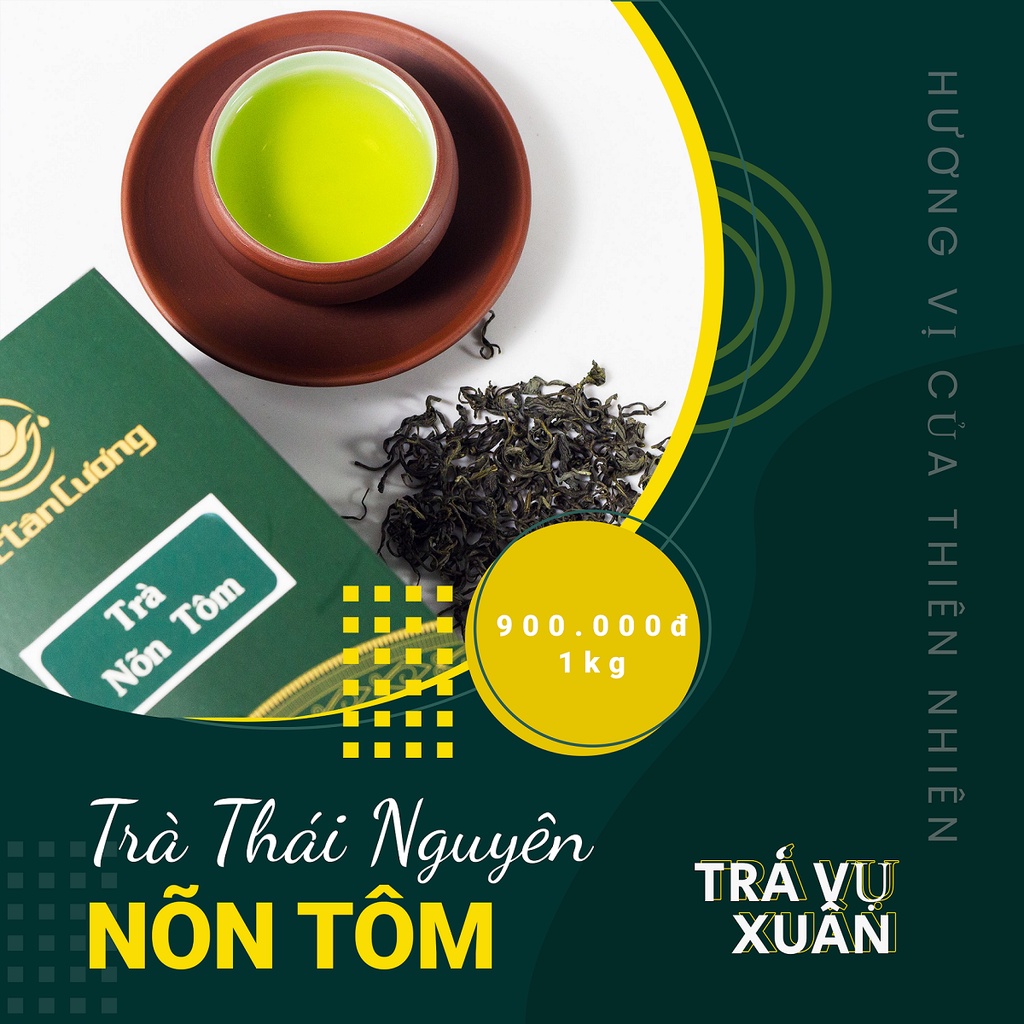 Trà Nõn Tôm Thái Nguyên Tép Nhỏ 10g