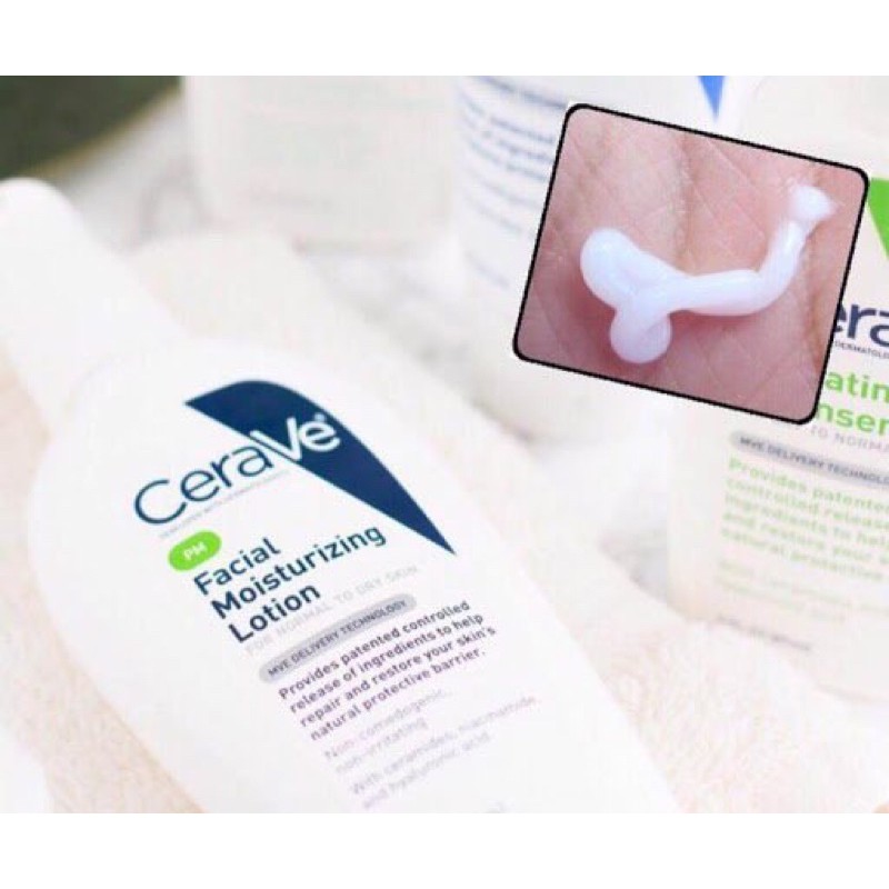 LOTION DƯỠNG ẨM CERAVE PM FACIAL MOISTURIZING LOTION