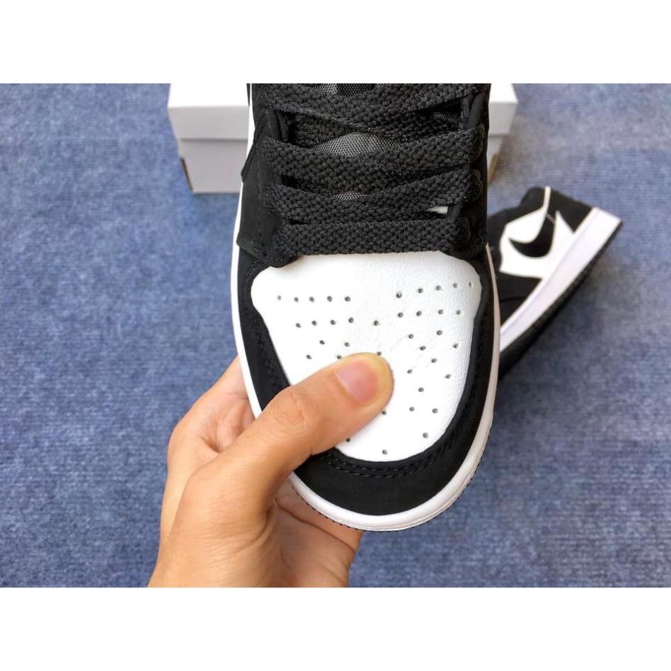 Giày Jdan đen trắng thấp cổ, Giày Sneaker JD1 thấp cổ freeship nam nữ fuill boxbill | BigBuy360 - bigbuy360.vn