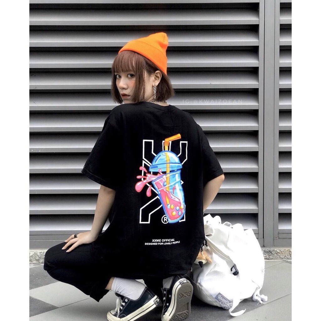 Áo Thun BOBA BOBA Unisex From Rộng Hot Trend Vải Mềm Mịn