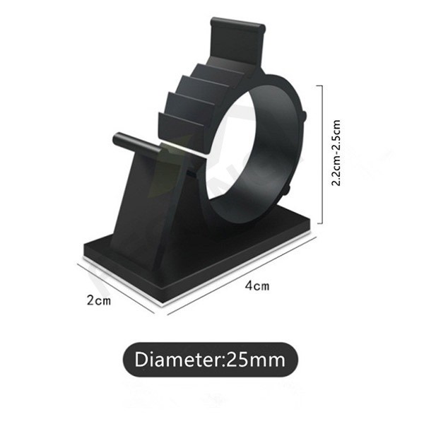 FEELING ✅Kẹp Cố Định Dây Cáp Sạc Tự Dính Tiện Dụng Cho Xe Hơi / PC / TV