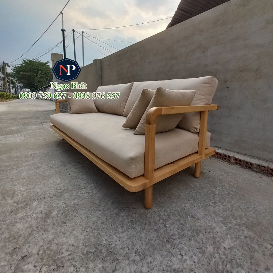 Nệm Ngồi Ghế Sofa Gỗ Cao Cấp - Nhận May Nệm Ghế Salon Mây Theo Yêu Cầu