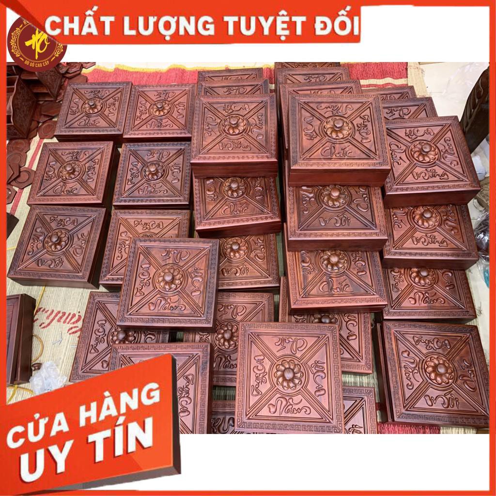 Hộp Đựng Mứt TẾT Bằng Gỗ Hương Cao Cấp