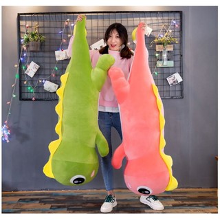 Gấu bông khủng long đuôi tim, khủng long mắt lồi siêu to khổng lồ - Hàng cao cấp co dãn 4 chiều