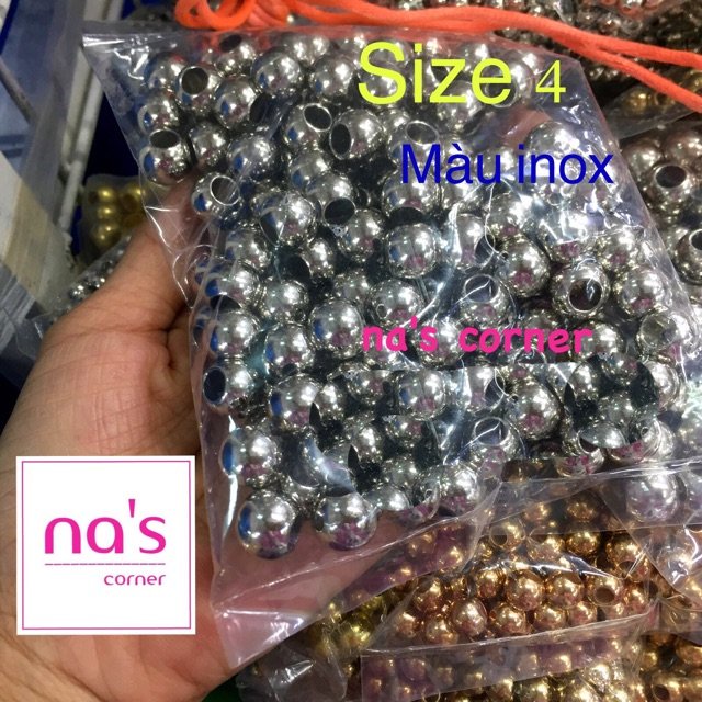 25gr hạt nhựa xi giả kim loại hàng đẹp