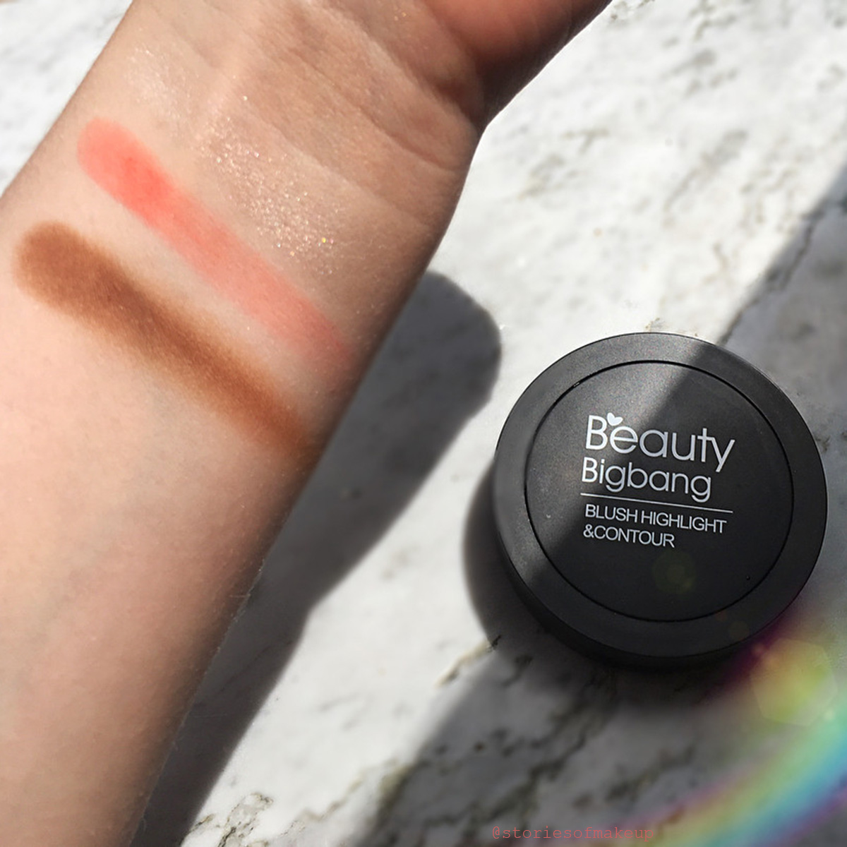 [Hàng mới về] Bảng Phấn Bắt Sáng Và Tạo Khối 3 Màu Chuyên Nghiệp | BigBuy360 - bigbuy360.vn