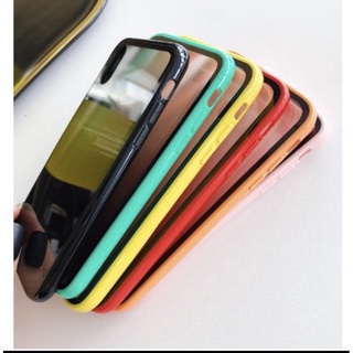 Ốp lưng mica màu viền silicone siêu hót dành cho iphone 6/6s>>iphone xsmax