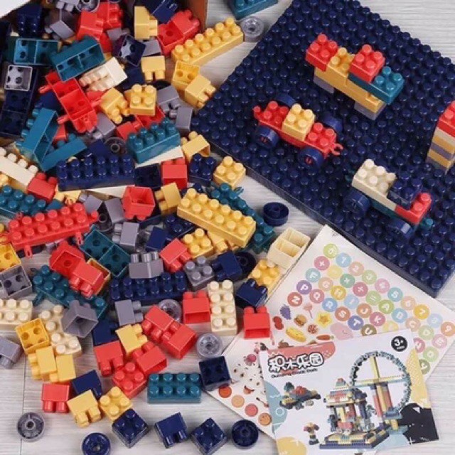 Đồ Chơi Lắp Ráp Lego 520 Chi Tiết Hàng Loại 1 Tăng Khả Năng Sáng Tạo Cho Bé