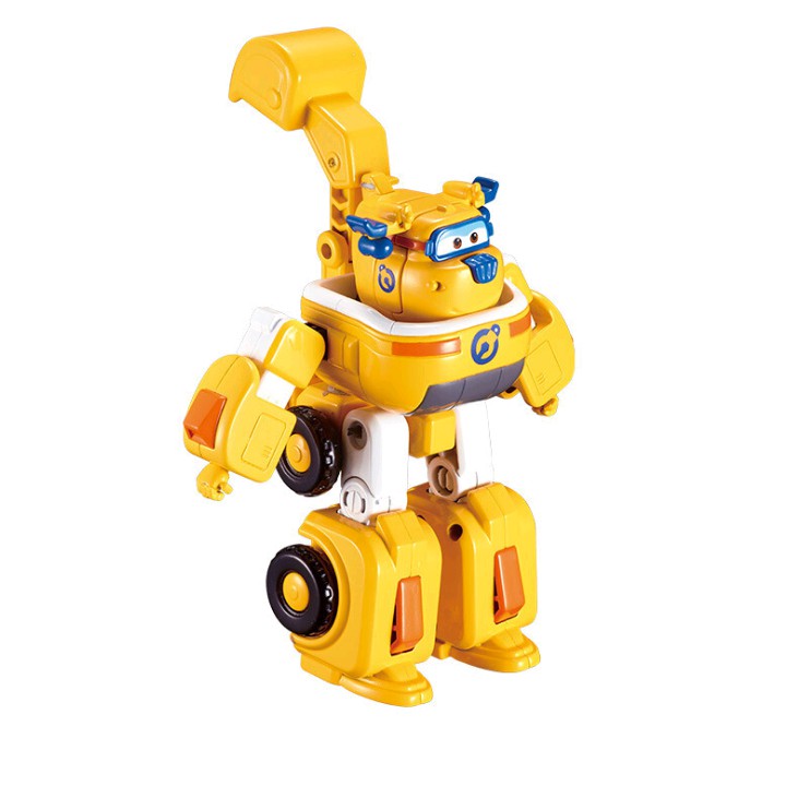 Super wings đồ chơi đội bay siêu đẳng nhân vật Donnie máy bay mini và robot cỡ nhỏ