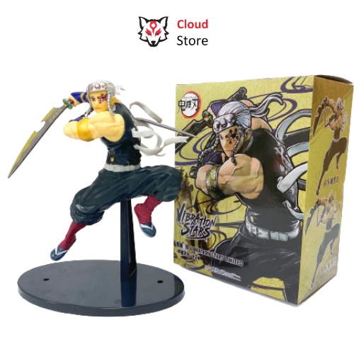 Mô hình Tengen tư thế chiến đấu cao 22cm nặng 0.5kg , figure anime Tengen thanh gươm diệt quỷ, kimetsu no yaiba