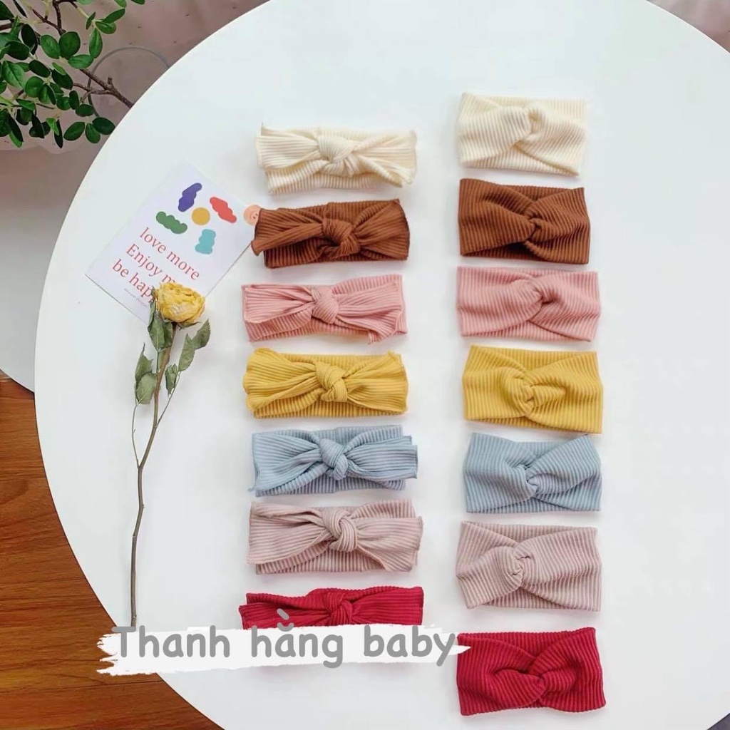 Turban Cho Bé Gái , Băng Đô Cho Bé Thanh Hằng Baby 0 Đến 1 Tuổi