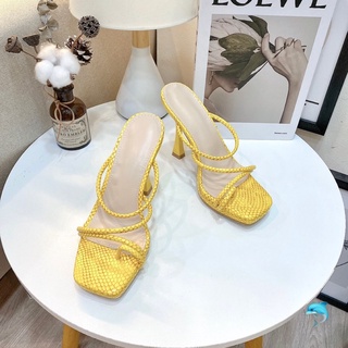Guốc đúp đế trước gót 10p quai ống da rắn