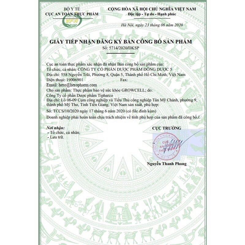 GROWSEL GROWCELL hộp 30v uống đẹp da