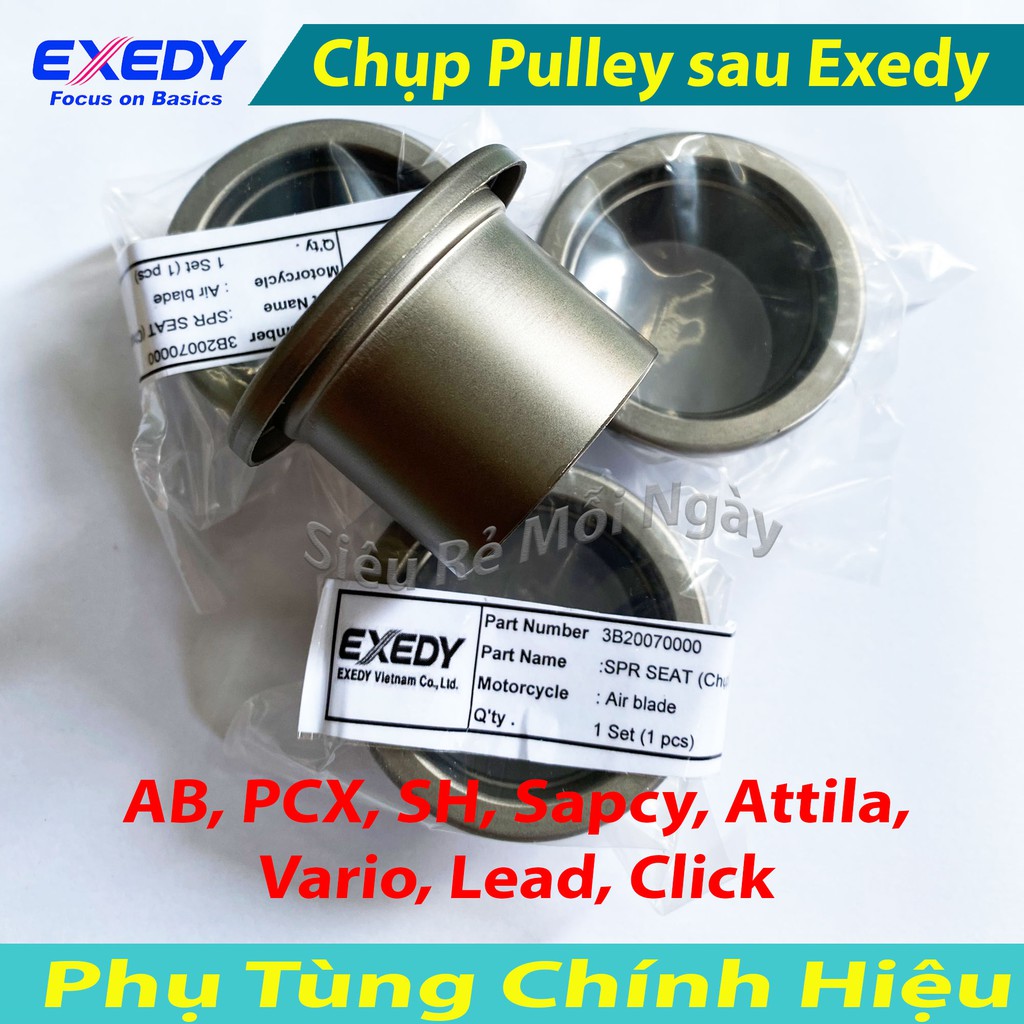 Chụp Puly Nồi sau Exedy Air Blade, PCX, SH, Sapcy, Attila, Vario