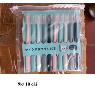Bàn chải đánh răng nhật vỉ 10 cái