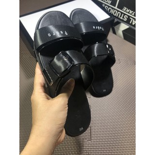 DÉP QUAI NGANG NAM PDR ĐEN KIỂU NHỊ NEON