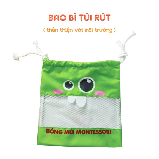 Bóng múi luyện chân - Bóng múi Montessori - Bóng múi phát triển đa giác quan cho bé