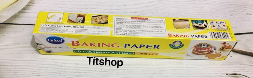 Giấy nến Nướng bánh không thấm mỡ cuộn 30cm*5m