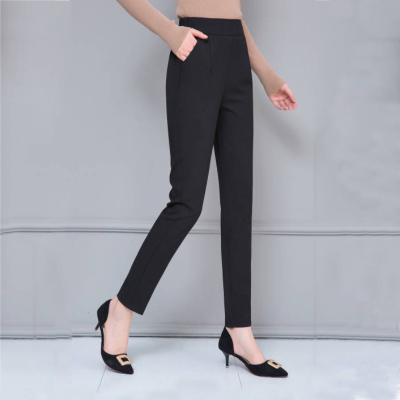 [Baywellfashion]Quần Harem nữ lưng cao màu trơn | BigBuy360 - bigbuy360.vn