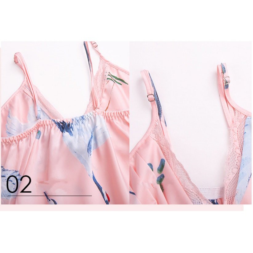 Bộ ngủ lụa 2 dây (Hàng Cao Cấp) | BigBuy360 - bigbuy360.vn