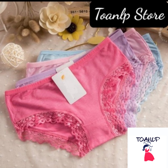 QUẦN LÓT COTTON MỀM VIỀN REN CỰC THOÁNG MÁT modal