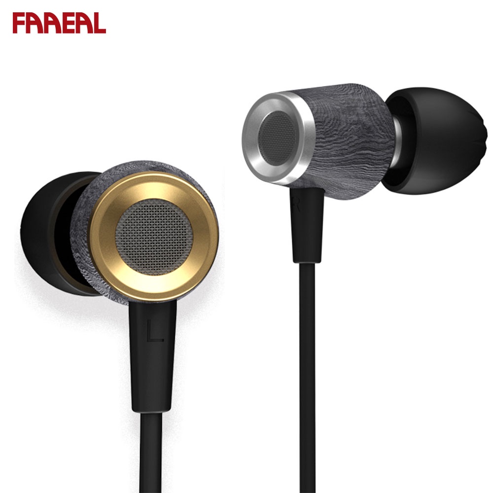 Tai Nghe Nhét Tai FAAEAL CCA Stst 10mm Bằng Gỗ Âm Thanh HIFI