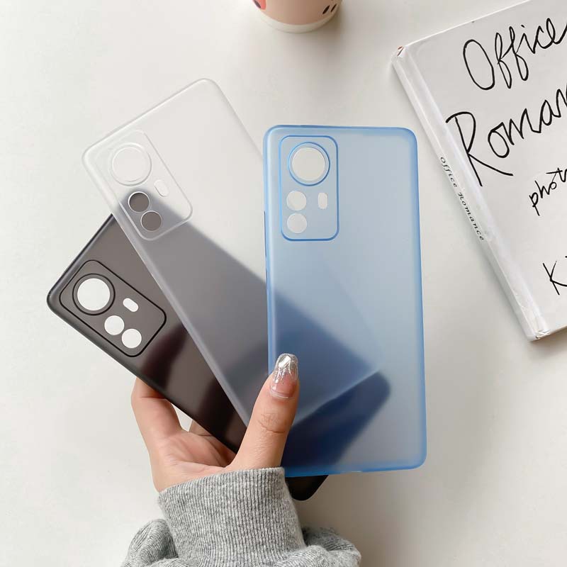 Ốp Điện Thoại PC Nhám Siêu Mỏng Đơn Giản Chống Dấu Vân Tay Cho Xiaomi Mi 12 12X Pro