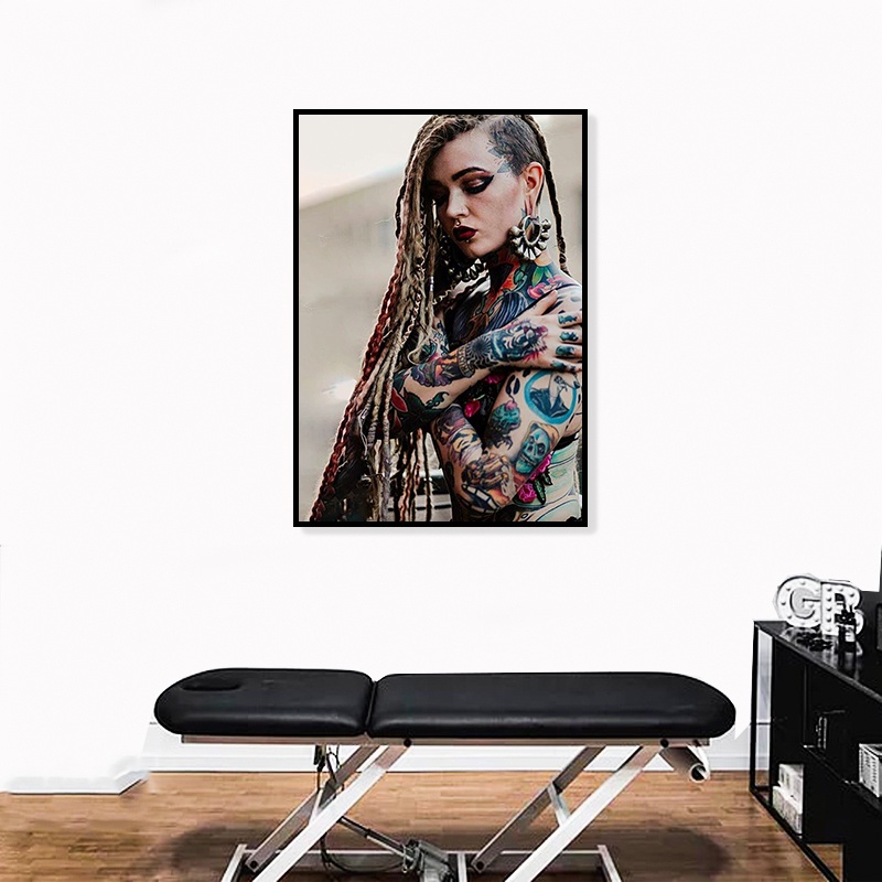 Tranh Hình Xăm - Tranh Tattoo Trang Trí Tiệm Xăm Tattoo