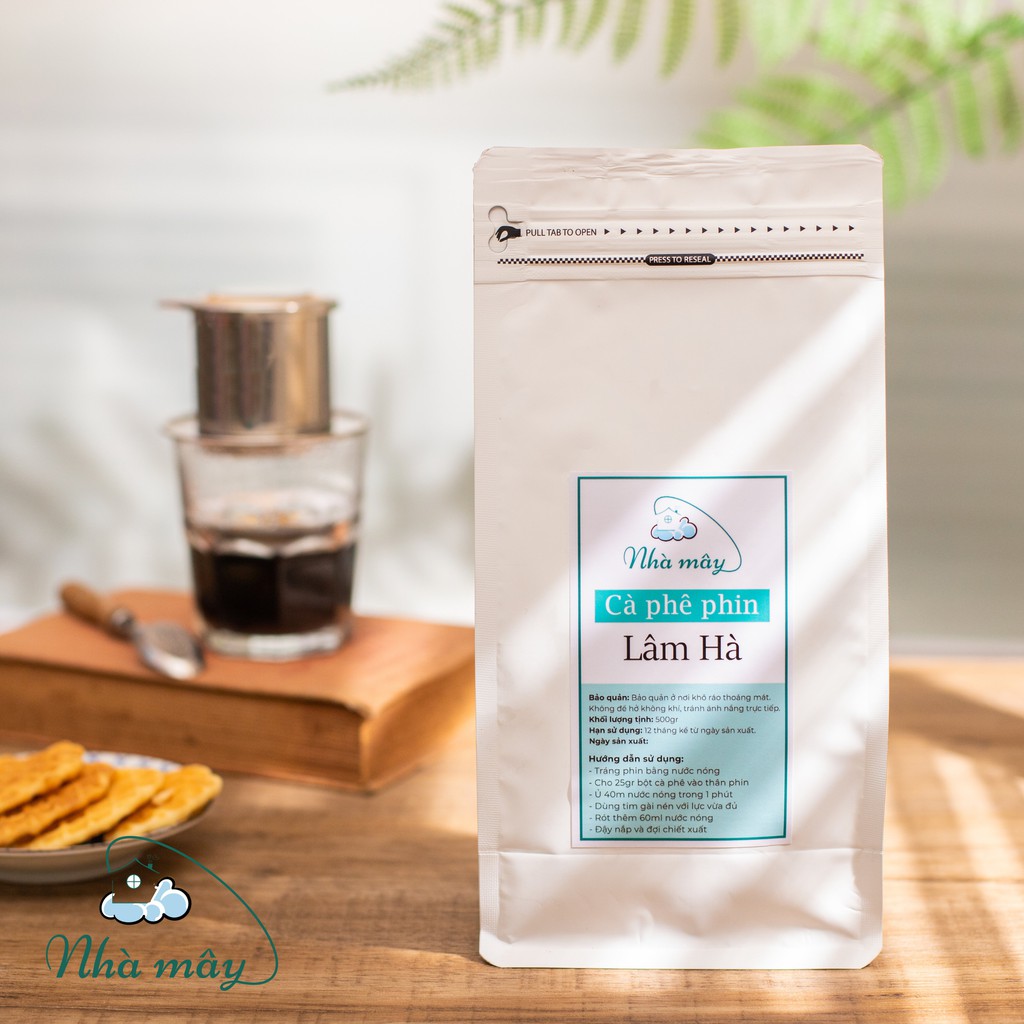 Cà phê bột pha phin Lâm Hà 500gram
