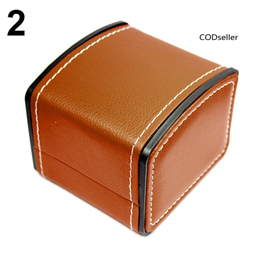 Túi Đựng Đồ Dùng Cao Cấp Tiện Dụng◘Hộp Quà Đựng Trang Sức Hình Vuông Bằng Da Giả Kèm Gối Đệm