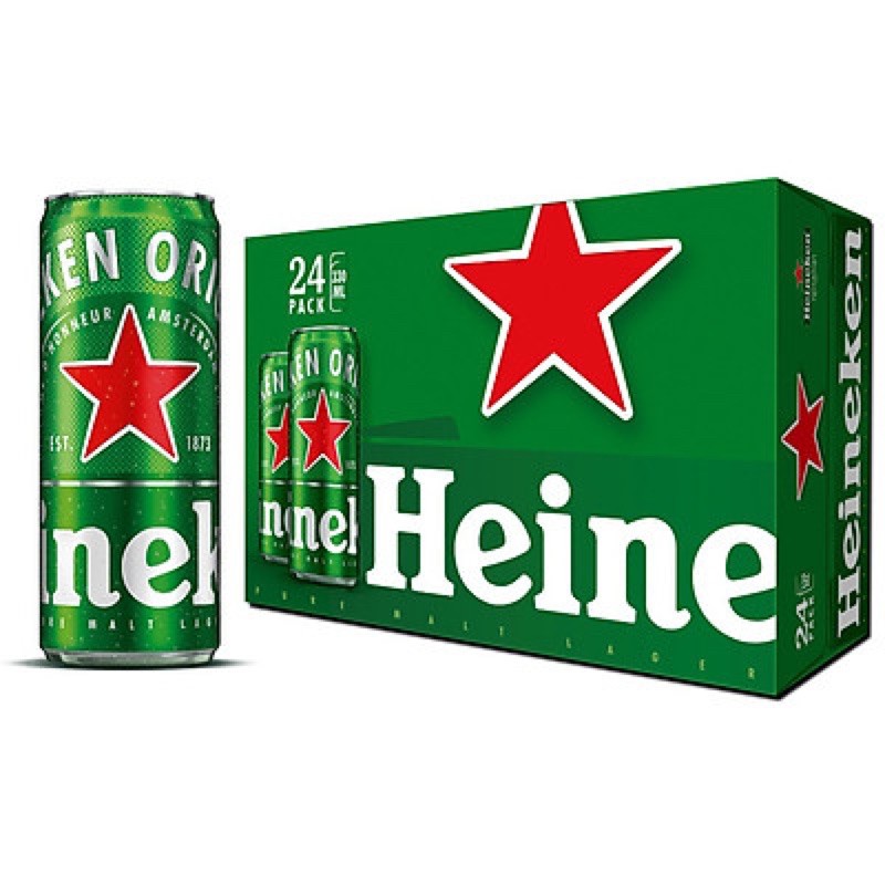 THÙNG 24 LON BIA HEINEKEN 330ML