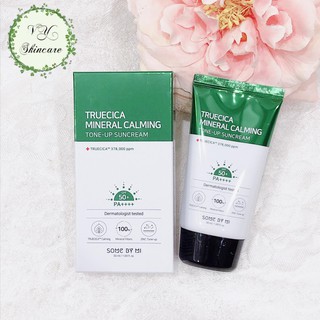 [Mẫu Mới] Kem Chống Nắng Some By Mi Truecica Mineral 100 Calming Tone Up Suncream 50PA++++ 50ml