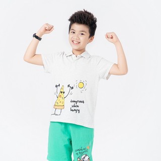 Áo Polo In Pizza Bé Trai (3-9 Tuổi) K's Closet K069NIS TM
