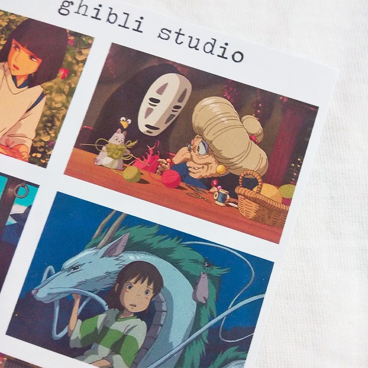 Set Sticker chủ đề Ghibli Studio trang trí Bullet Journal / Planner - Case Sover