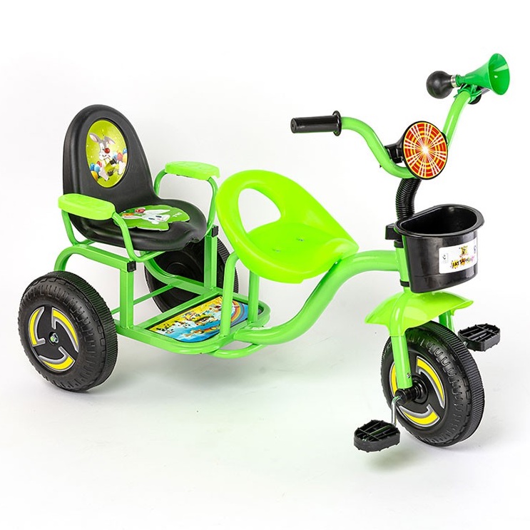 Xe đôi 3 bánh trẻ em có kèn cho bé trai,gái 1-2-3 tuổi