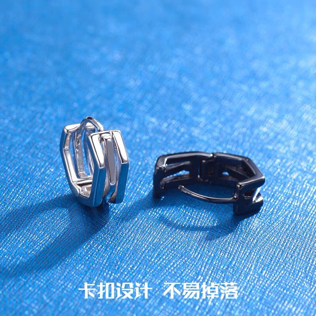Bông tai, Khuyên tai nam nữ dáng tròn phong cách hip hop xu hướng thời trang 2022, Cá tính, Unisex, 1 Chiếc