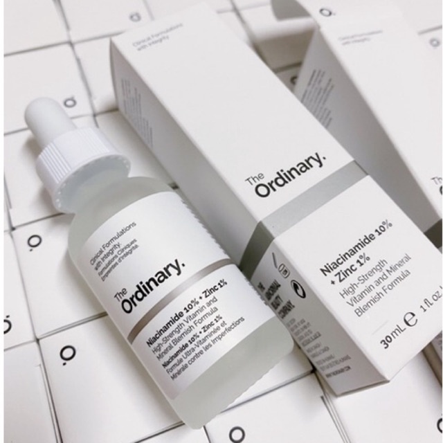 Tinh Chất Dưỡng Da The Ordinary Niacinamide 10%+Zinc 1% 30ml Dưỡng Ẩm Trắng Da,Tinh Chất Dưỡng Ordinary Cho Da Dầu Mụn | BigBuy360 - bigbuy360.vn
