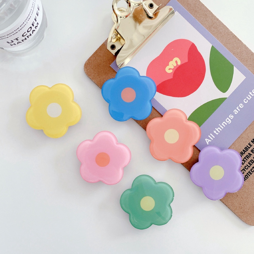 Giá Đỡ Điện Thoại Bằng Nhựa Acrylic Epoxy Hình Hoa Hoạt Hình