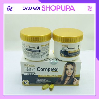 Thuốc duỗi tóc phục hồi Lavox Nano Complex SHOPLIPA thế hệ mới 150mlx2