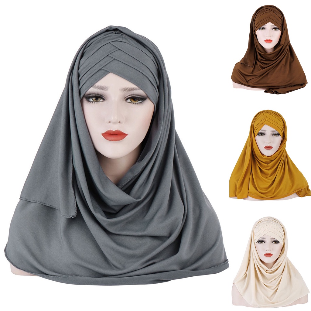 Khăn choàng Hijab không gây dị ứng trọng lượng nhẹ cho nữ