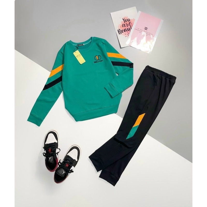 Đồ bộ trung niên thu đông - Quần áo thu đông mặc nhà cao cấp cho mẹ