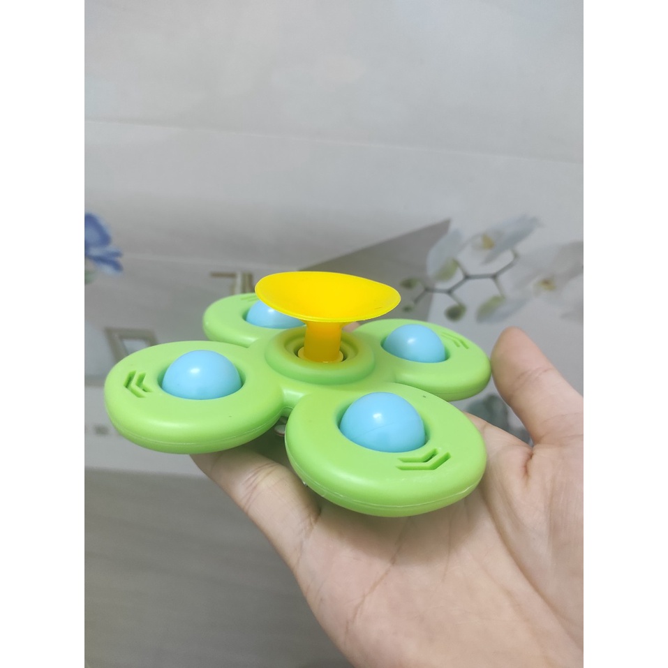 Đồ chơi con quay spinner hình bọ rùa 4 cánh vui nhộn cho bé, nhựa ABS an toàn