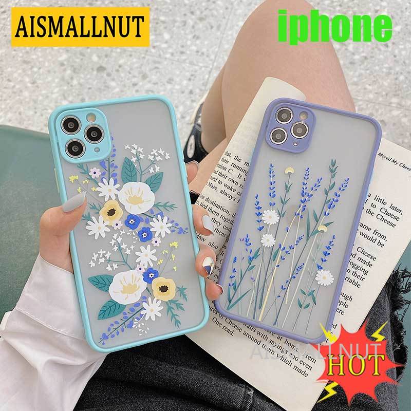 iPhone Case Casing Flowers Grass Anti-fall Is Suitable For iPhone 6 7 8 6plus 7plus 8 8plus X XS XR XSMAX iPhone11 11Pro 11Promax iPhone12 Case AISMALLNUT