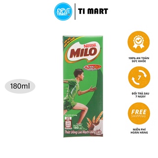 [TI MART] Thùng 48 hộp thức uống lúa mạch Milo Active Go 180ml