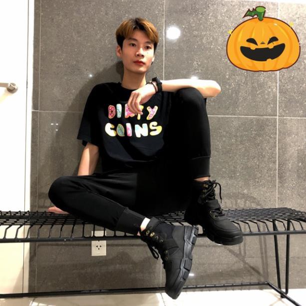 Giày thể thao nam, Giày nam cổ cao Da lỳ chống xước hàng hot trend | BigBuy360 - bigbuy360.vn